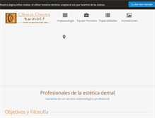 Tablet Screenshot of clinicadentalbarenblit.com